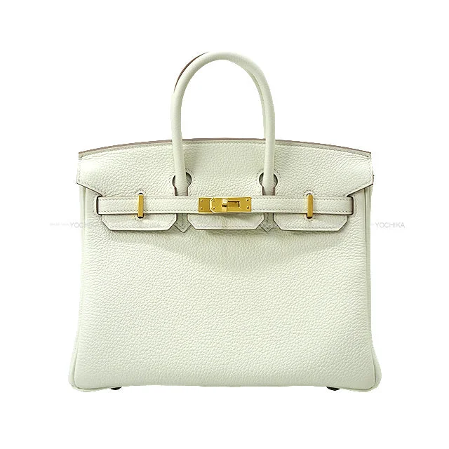 HERMES Handbag Birkin25 Mushroom Veau Togo Gold HW Stamp U[BRAND NEW][Authentic]