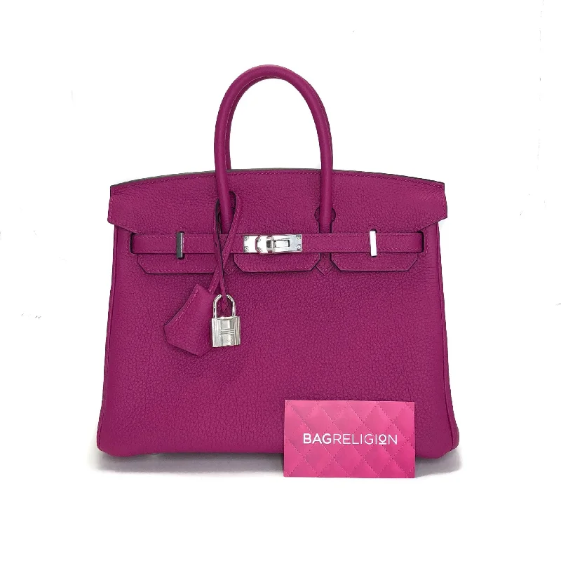 Birkin 25 Rouge Pourpre Togo Leather PHW