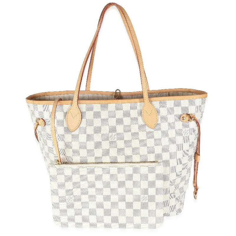 LV Damier Azur Canvas Neverfull MM