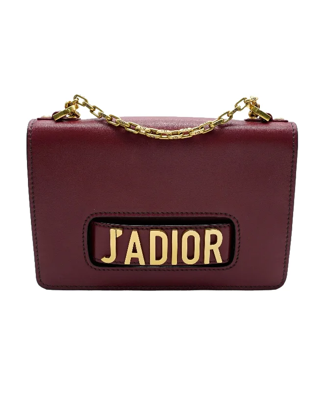 Christian Dior burgundy red Jadior bag, GHW - AEC1081