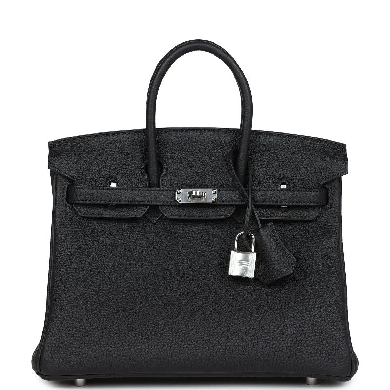 Hermes Birkin 25 Black Togo Palladium Hardware