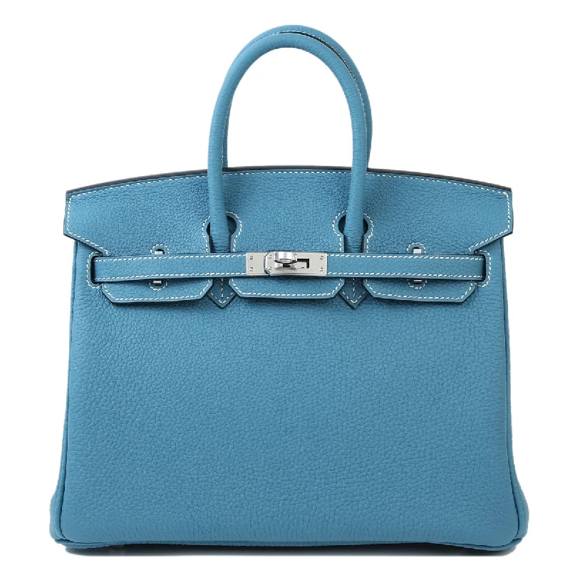 Hermes Birkin 25 Blue Jean Togo PHW #W SKCB-088990