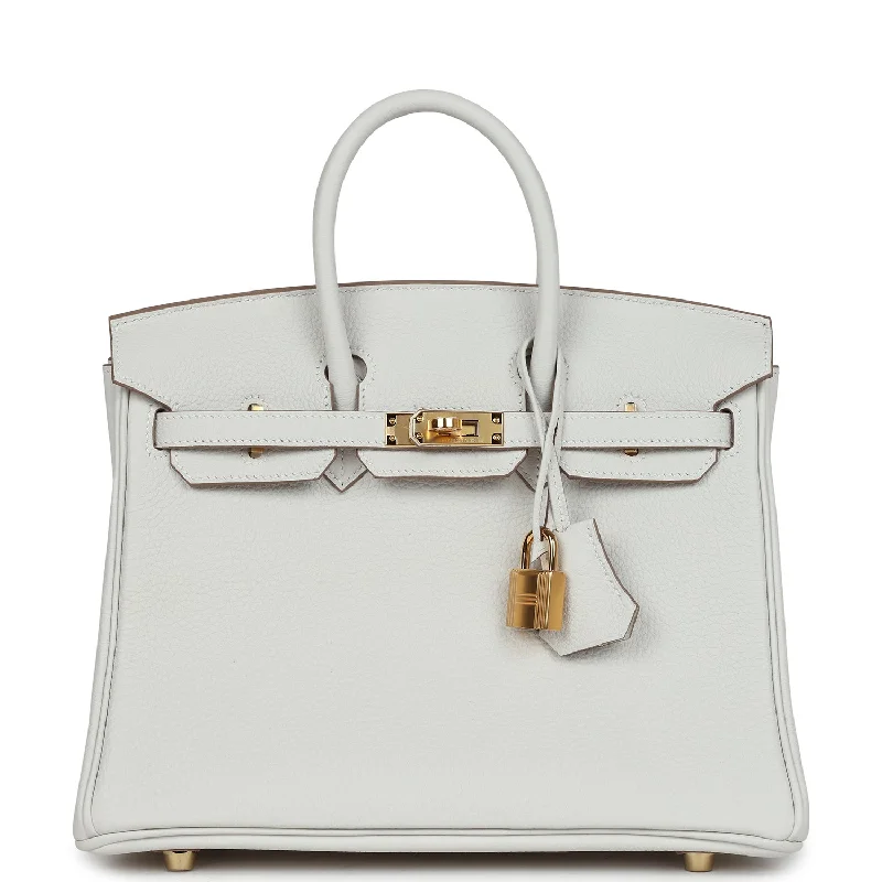 Hermes Birkin 25 Gris Pale Togo Gold Hardware