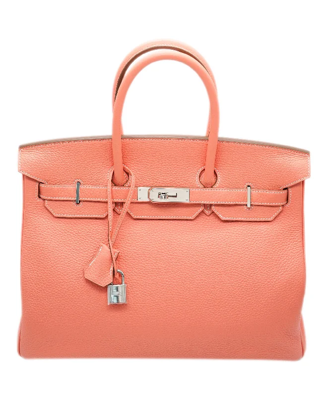 Hermes Birkin 35 Crevette Clemence With PHW ALC1416