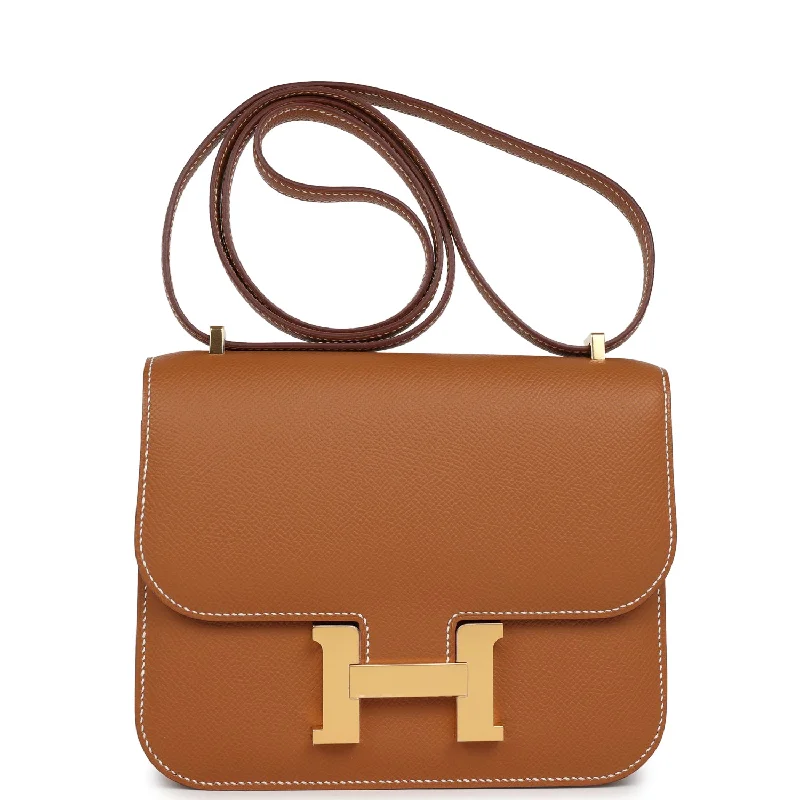 Hermes Constance 18 Gold Epsom Gold Hardware