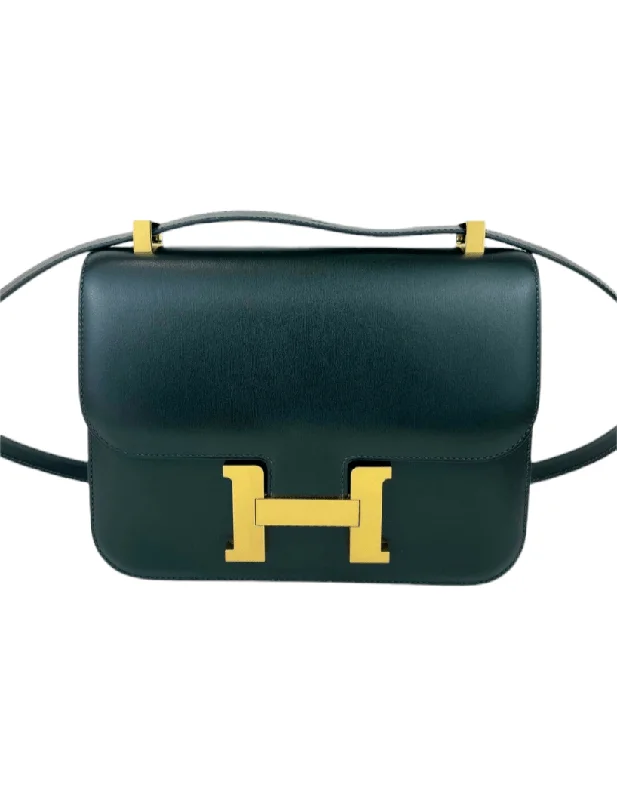 Hermes Constance 24 Vert Fonce Boxcalf GHW #B SKCB-086547