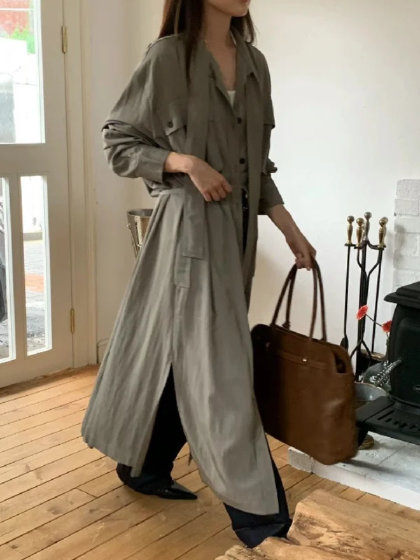 LOOSE FIT TRENCH DRESS (LIVE SHOW)