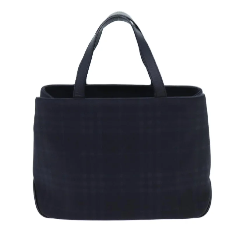 BURBERRY Nova Check Hand Bag Nylon Coin Purse Set Black  bs13820