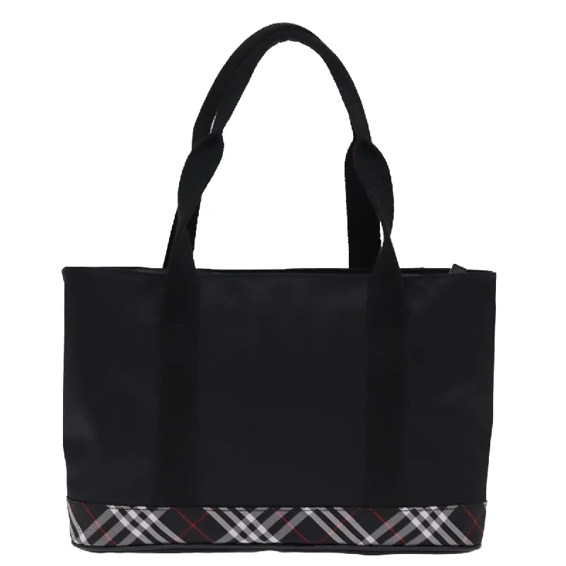 BURBERRY Nova Check Tote Bag Nylon Black  bs14408