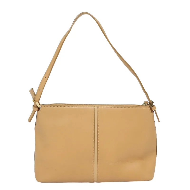 BURBERRY Shoulder Bag Leather Beige  am6447