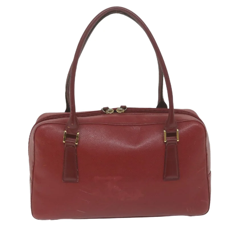 BURBERRY Shoulder Bag Leather Red  ac2696