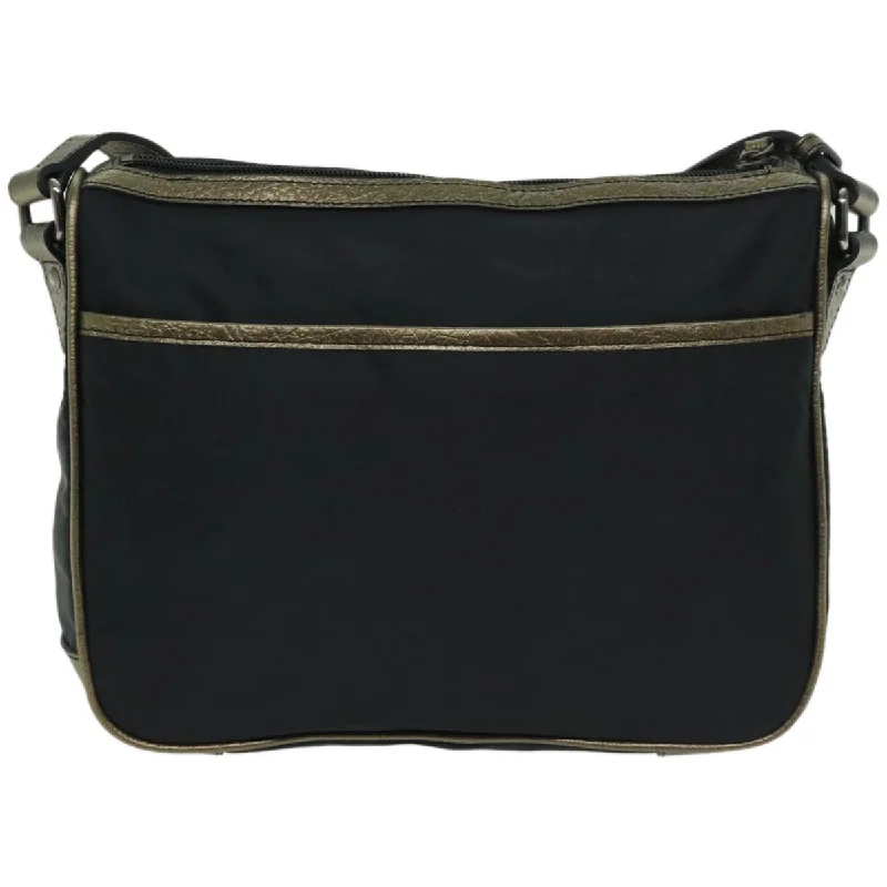 BURBERRY Shoulder Bag Nylon Black  66638