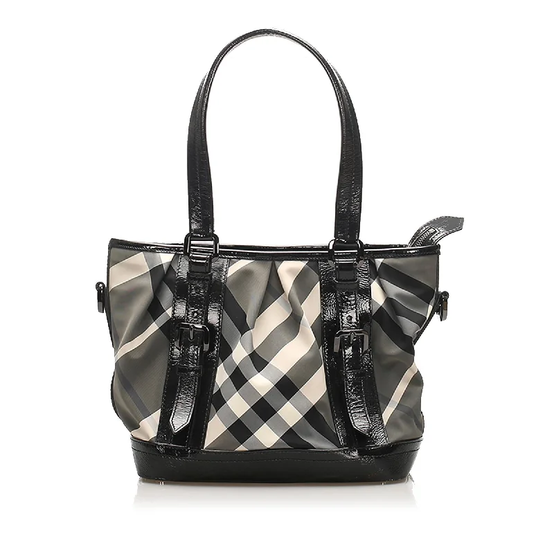 Burberry Supernova Check Canvas Shoulder Bag (SHG-11702)