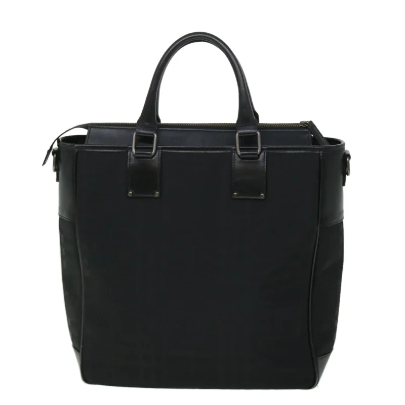 BURBERRY Tote Bag Canvas Black  ep1588