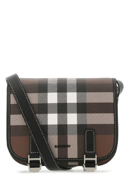 Printed e-Canvas Crossbody Bag